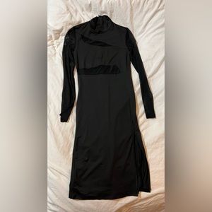 Shein Black and Sheer Mani Dress